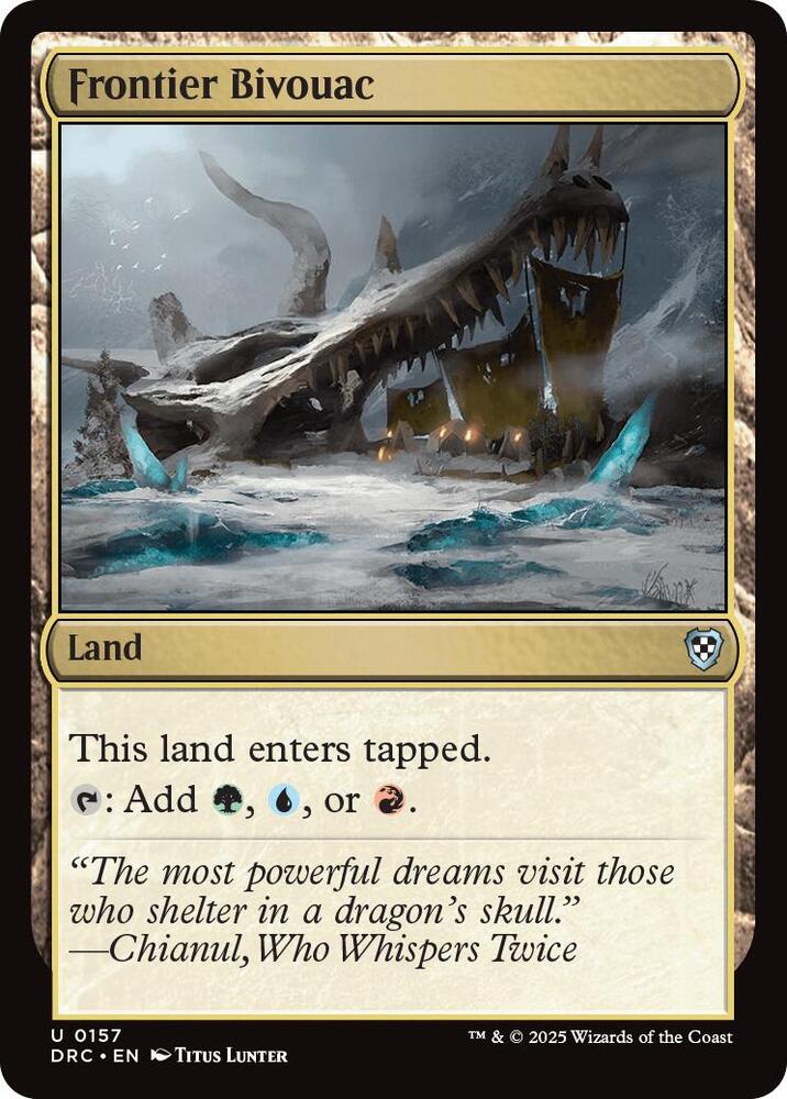 Frontier Bivouac (157) [Aetherdrift Commander]