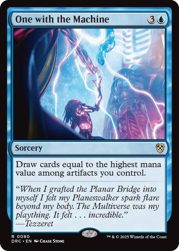 One with the Machine (80) [Aetherdrift Commander]