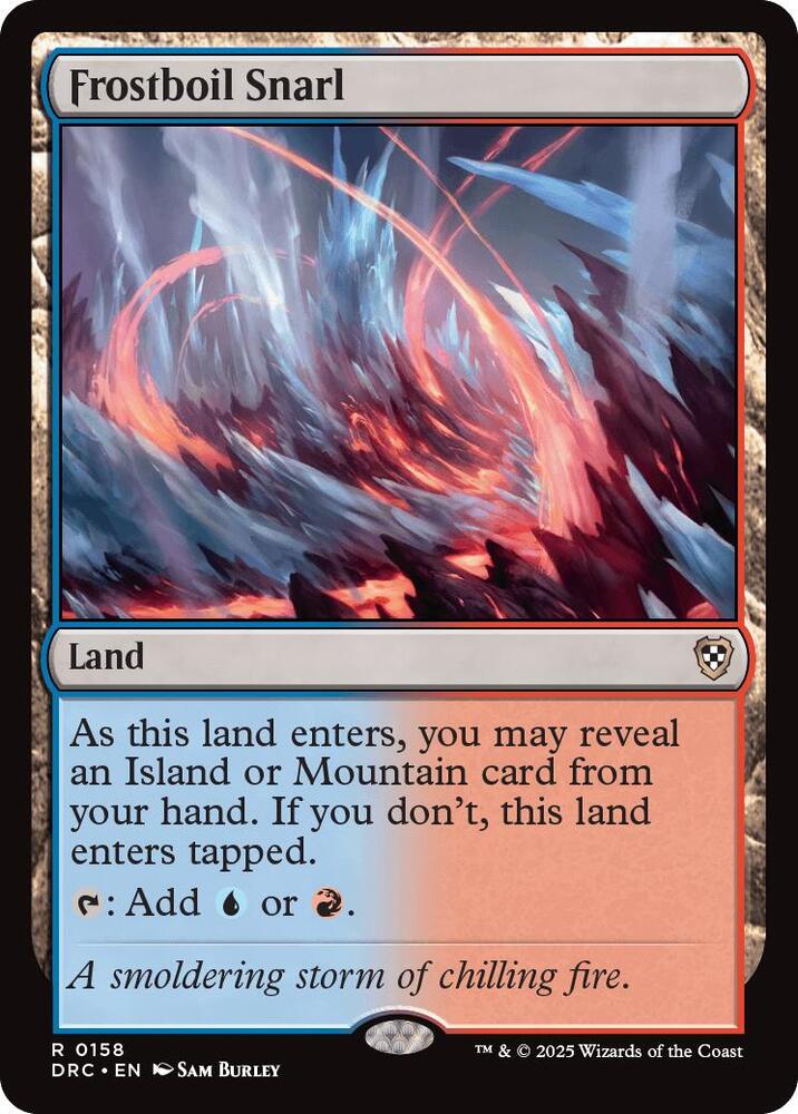Frostboil Snarl (158) [Aetherdrift Commander]