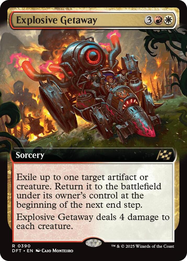 Explosive Getaway (Extended Art) (390) [Aetherdrift]
