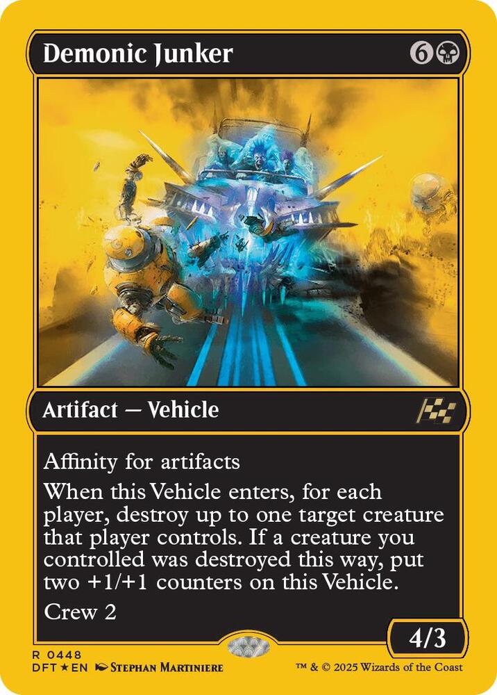 Demonic Junker (First-Place Foil) (448) [Aetherdrift]