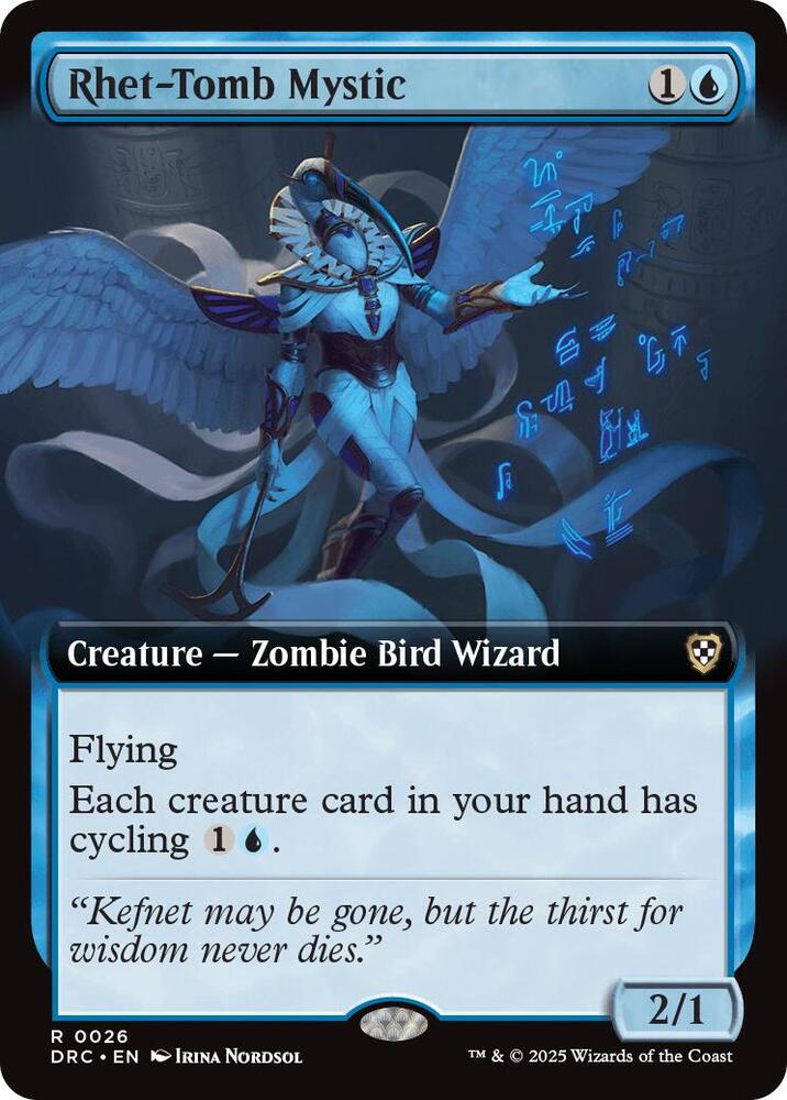 Rhet-Tomb Mystic (Extended Art) (26) [Aetherdrift Commander]