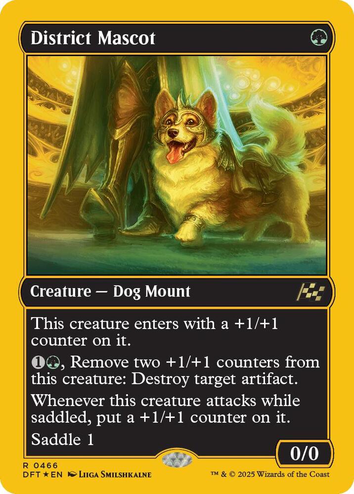 District Mascot (First-Place Foil) (466) [Aetherdrift]