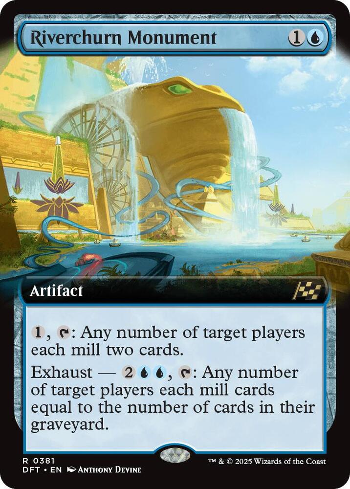 Riverchurn Monument (Extended Art) (381) [Aetherdrift]