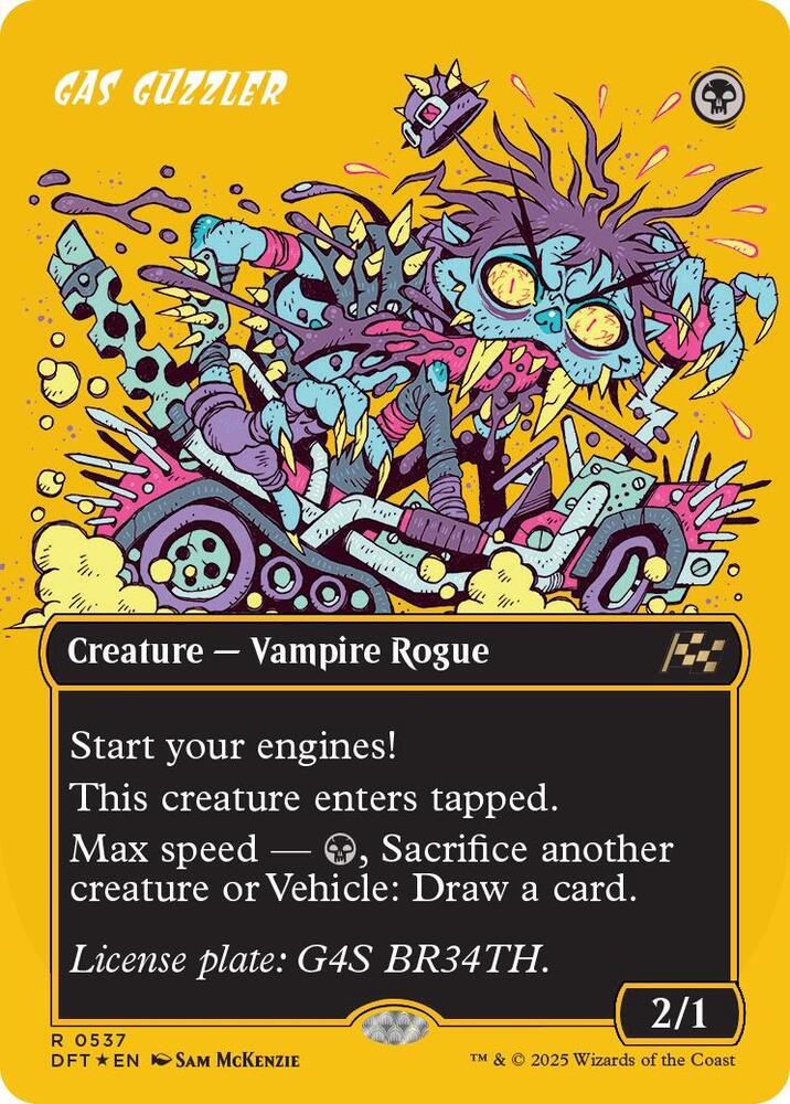 Gas Guzzler (Borderless) (First-Place Foil) (537) [Aetherdrift]