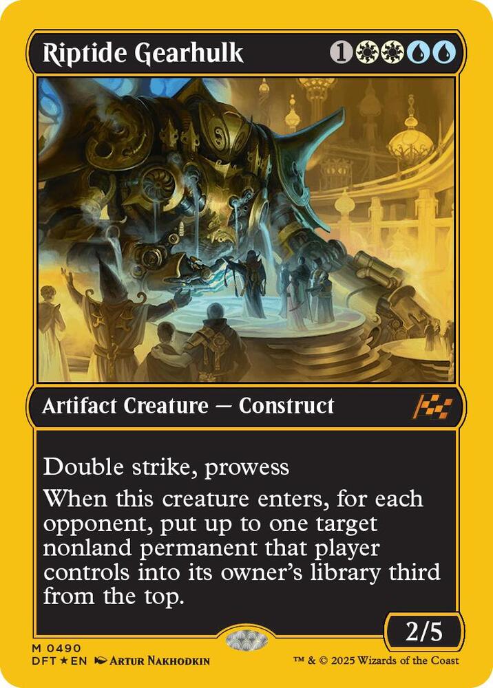Riptide Gearhulk (First-Place Foil) (490) [Aetherdrift]