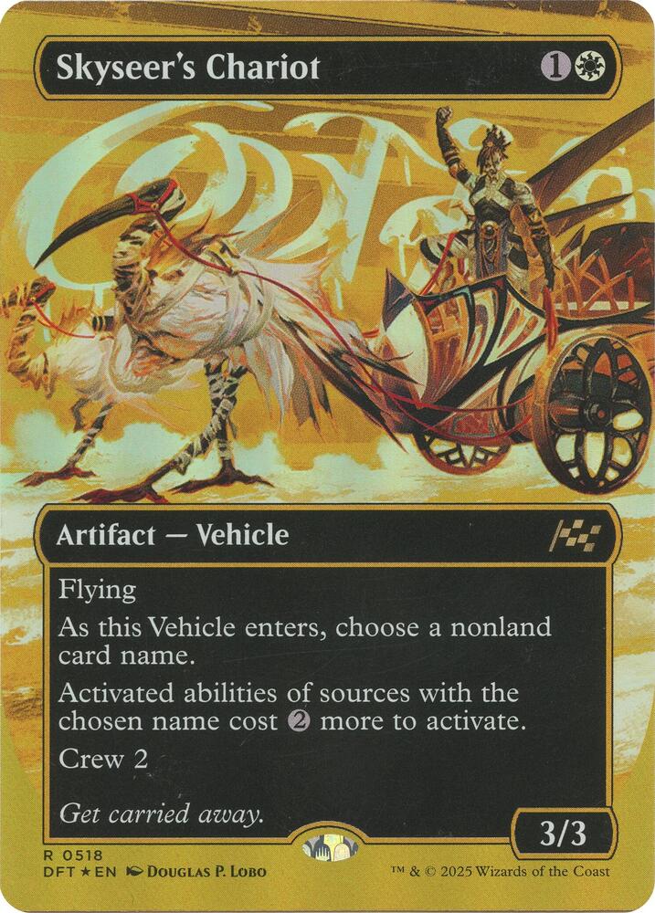 Skyseer's Chariot (Borderless) (First-Place Foil) (518) [Aetherdrift]