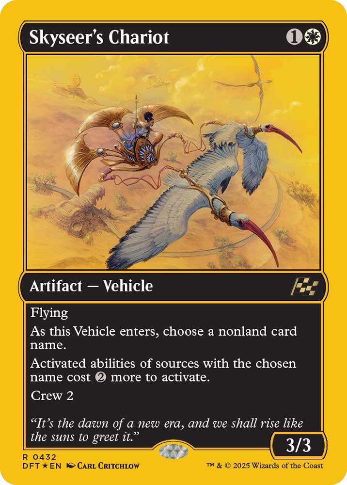 Skyseer's Chariot (First-Place Foil) (432) [Aetherdrift]