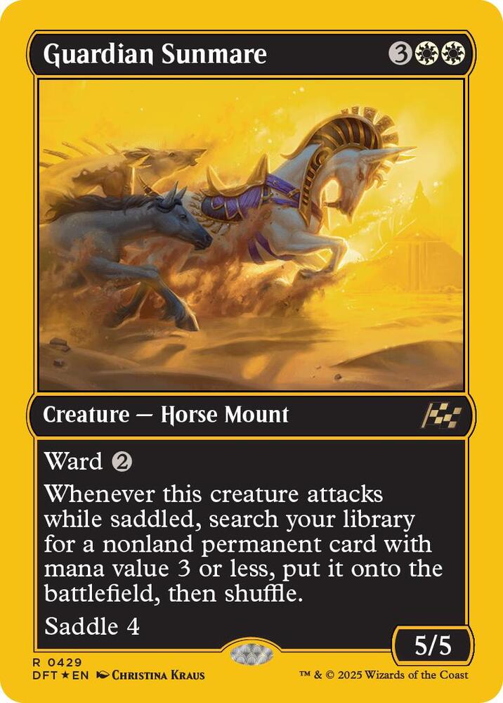 Guardian Sunmare (First-Place Foil) (429) [Aetherdrift]