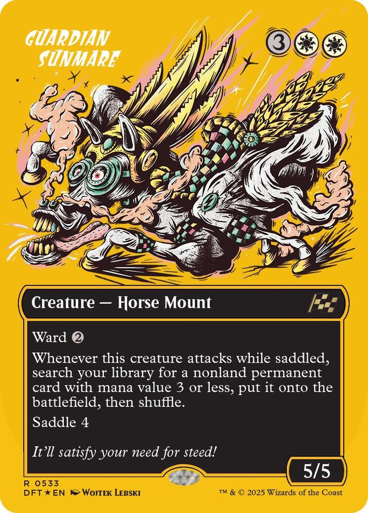 Guardian Sunmare (Borderless) (First-Place Foil) (533) [Aetherdrift]