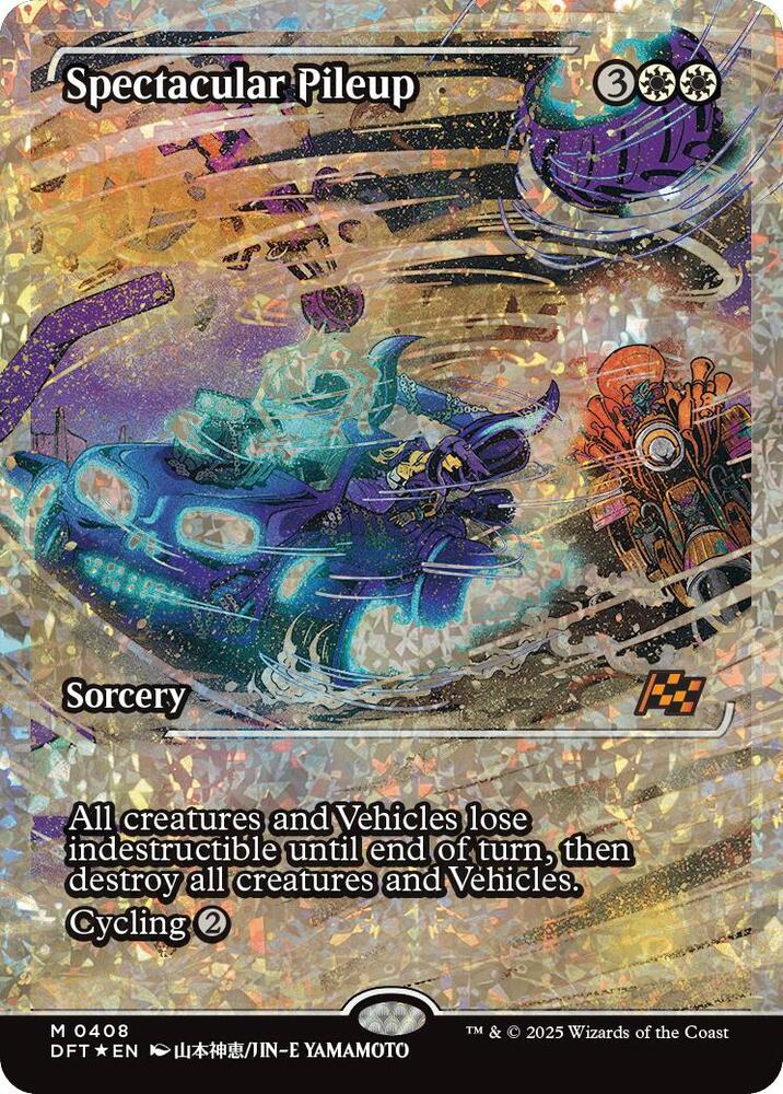 Spectacular Pileup (Showcase) (Fracture Foil) (408) [Aetherdrift]