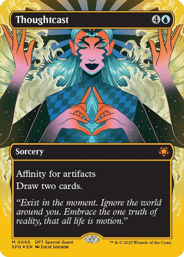 Thoughtcast (Borderless) (First-Place Foil) (95) [Special Guests]