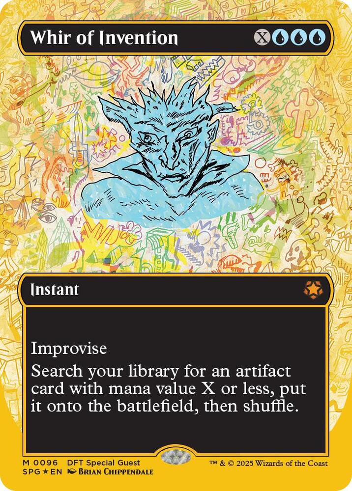 Whir of Invention (Borderless) (First-Place Foil) (96) [Special Guests]