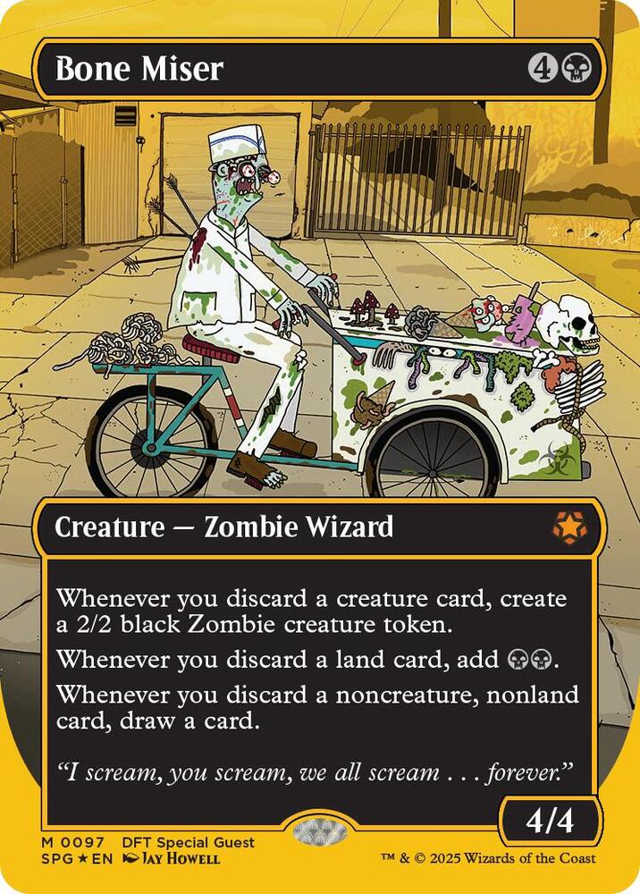 Bone Miser (Borderless) (First-Place Foil) (97) [Special Guests]