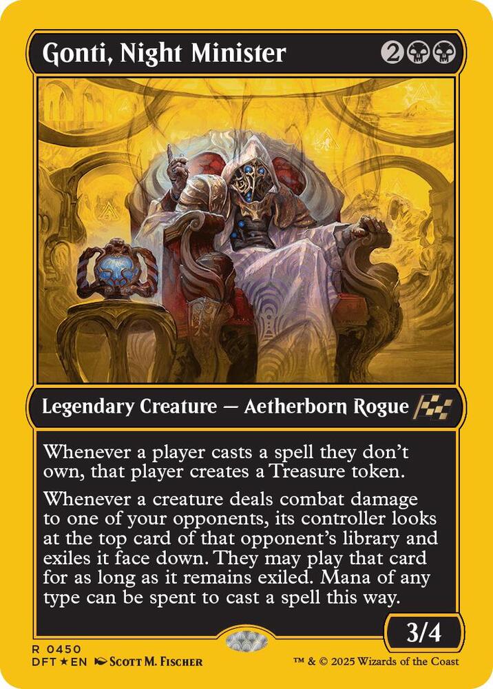 Gonti, Night Minister (First-Place Foil) (450) [Aetherdrift]