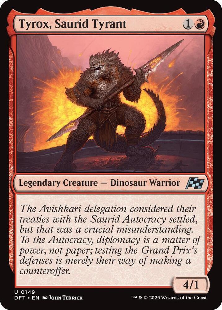 Tyrox, Saurid Tyrant (149) [Aetherdrift]