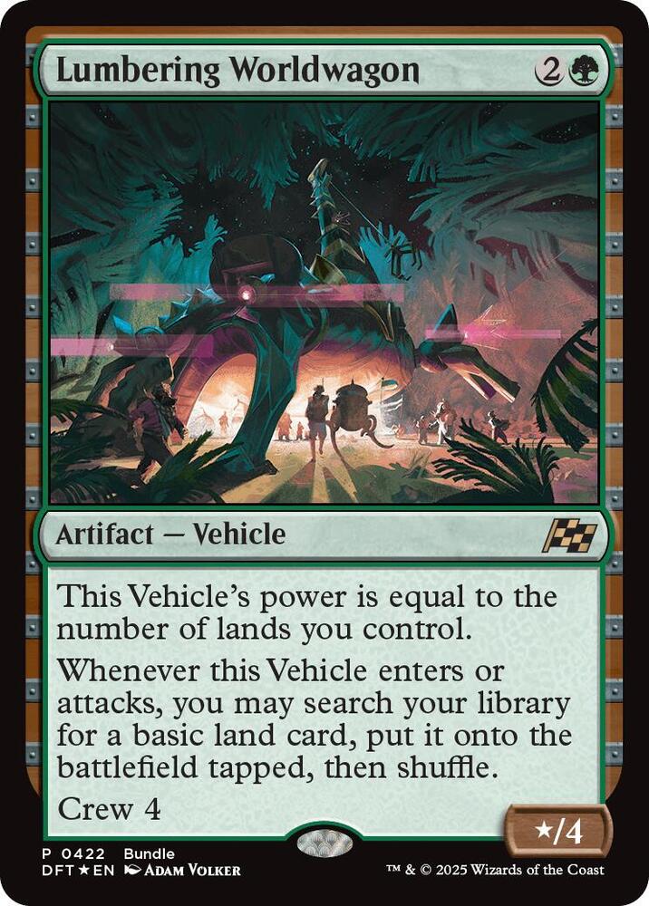 Lumbering Worldwagon (DFT Bundle) (422) [Unique and Miscellaneous Promos]