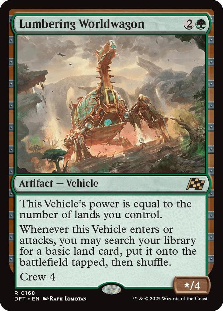 Lumbering Worldwagon (168) [Aetherdrift]