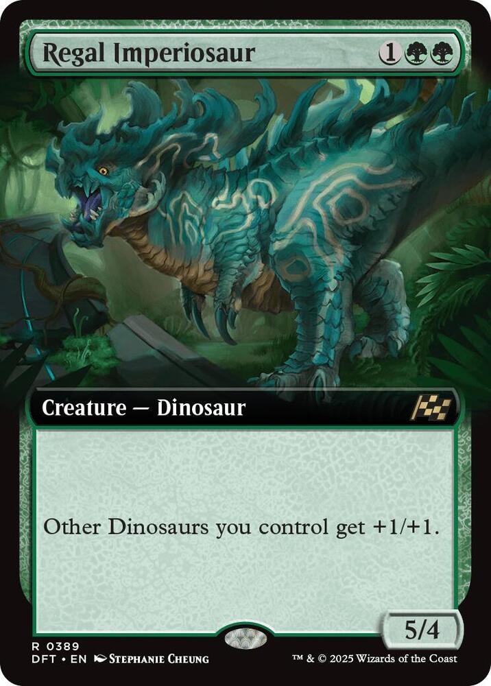 Regal Imperiosaur (Extended Art) (389) [Aetherdrift]