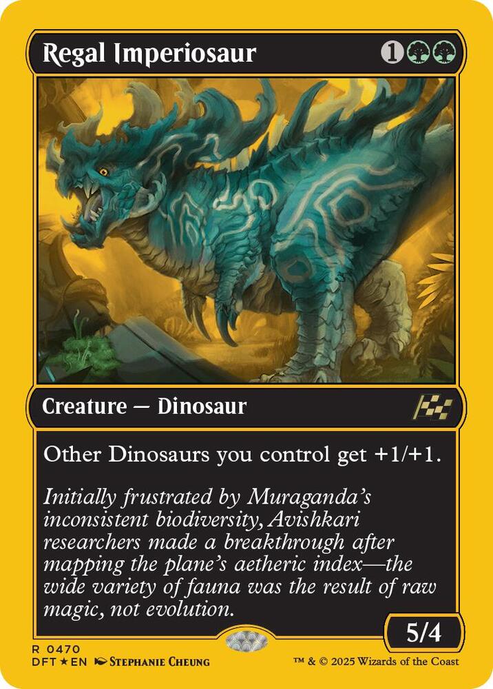 Regal Imperiosaur (First-Place Foil) (470) [Aetherdrift]
