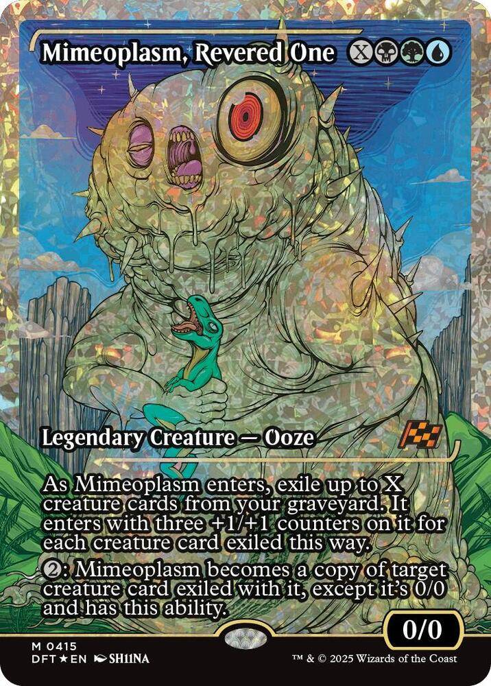Mimeoplasm, Revered One (Showcase) (Fracture Foil) (415) [Aetherdrift]