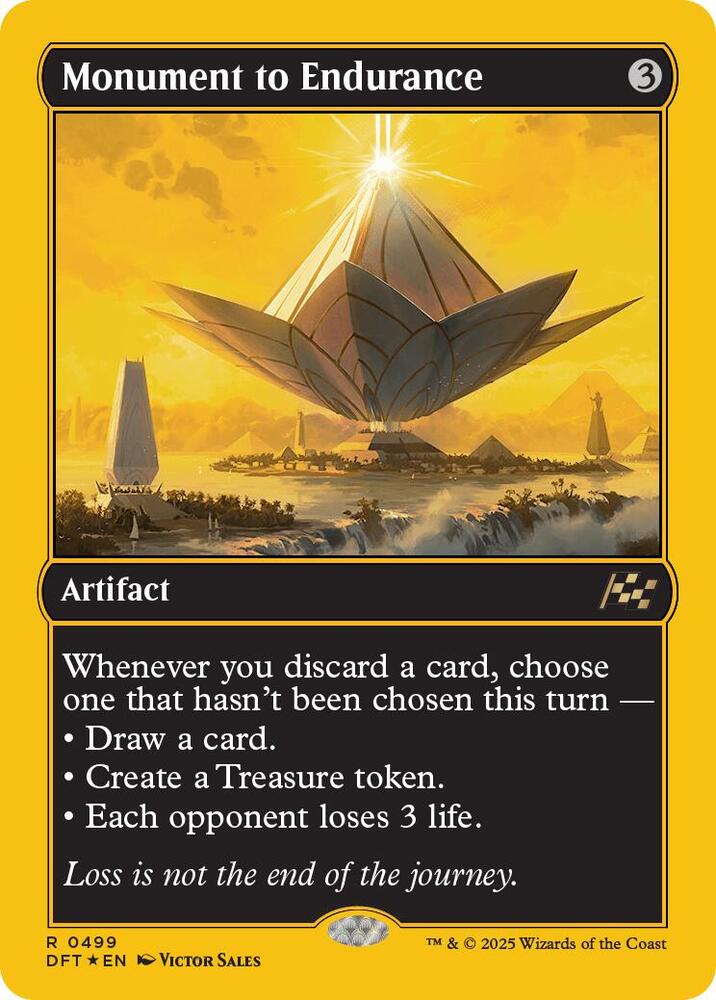 Monument to Endurance (First-Place Foil) (499) [Aetherdrift]