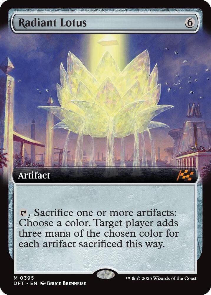 Radiant Lotus (Extended Art) (395) [Aetherdrift]