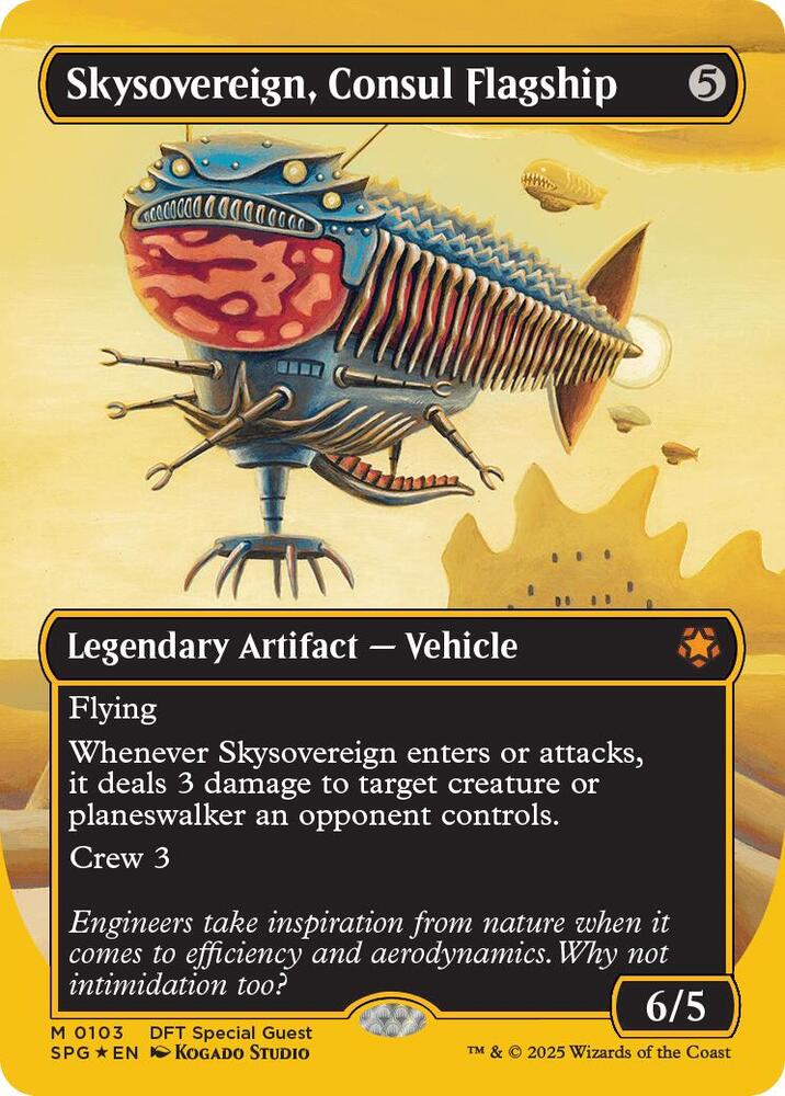 Skysovereign, Consul Flagship (First-Place Foil) (103) [Special Guests]