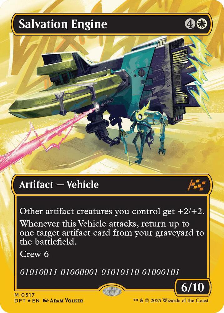 Salvation Engine (Borderless) (First-Place Foil) (517) [Aetherdrift]