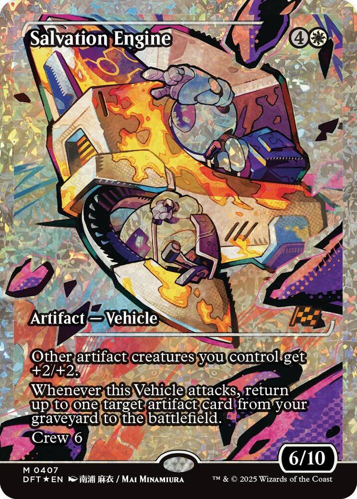 Salvation Engine (Showcase) (Fracture Foil) (407) [Aetherdrift]
