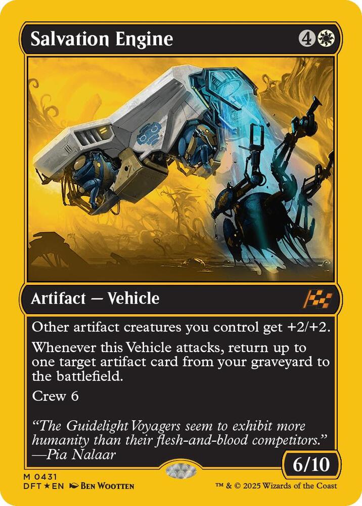 Salvation Engine (First-Place Foil) (431) [Aetherdrift]