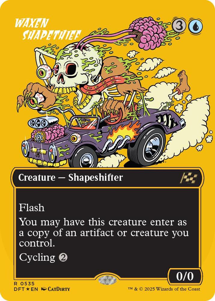 Waxen Shapethief (Borderless) (First-Place Foil) (535) [Aetherdrift]
