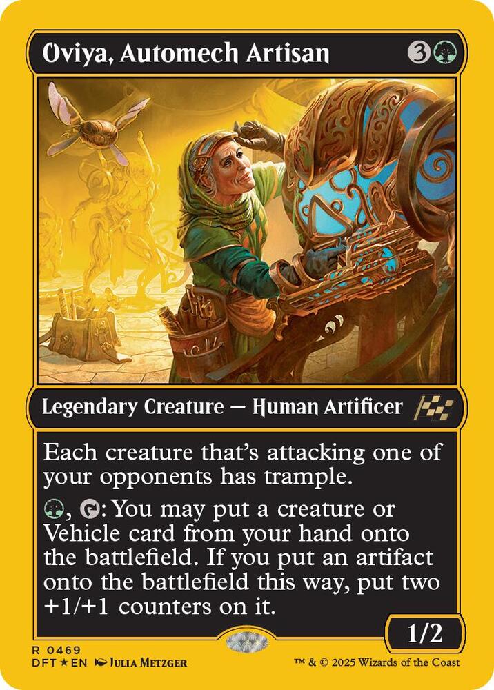Oviya, Automech Artisan (First-Place Foil) (469) [Aetherdrift]