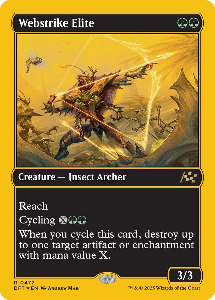 Webstrike Elite (First-Place Foil) (472) [Aetherdrift]