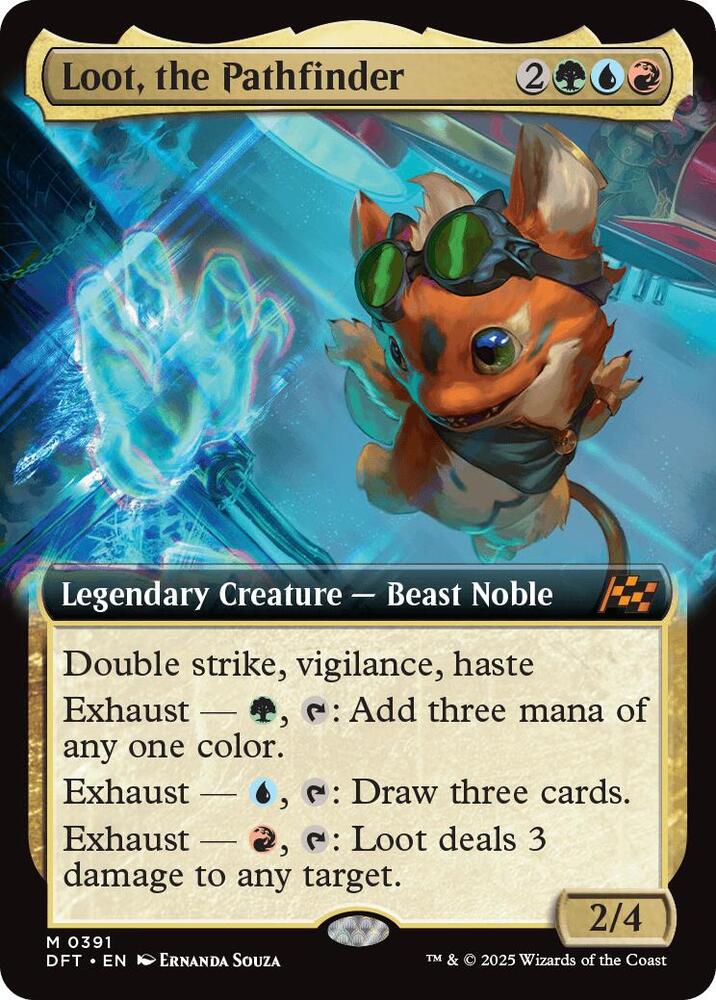 Loot, the Pathfinder (Extended Art) (391) [Aetherdrift]