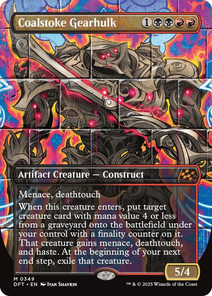 Coalstoke Gearhulk (Borderless) (349) [Aetherdrift]
