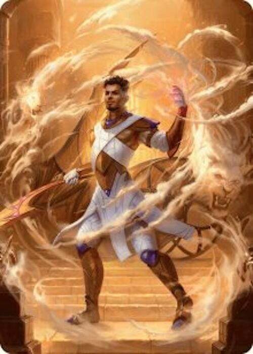 Basri, Tomorrow's Champion Art Card (9) [Aetherdrift Art Series]