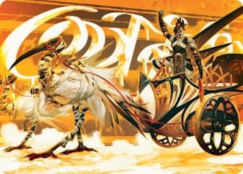 Skyseer's Chariot Art Card (35) [Aetherdrift Art Series]