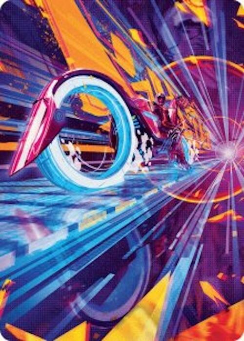 Spotcycle Scouter Art Card (37) [Aetherdrift Art Series]