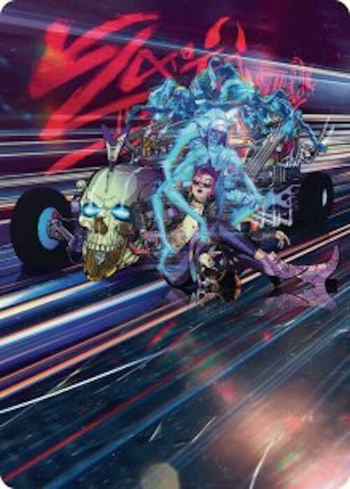 Midnight Mangler Art Card (38) [Aetherdrift Art Series]