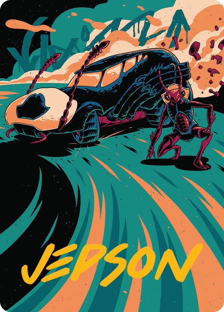 Carrion Cruiser Art Card (Gold-Stamped Signature) (39) [Aetherdrift Art Series]