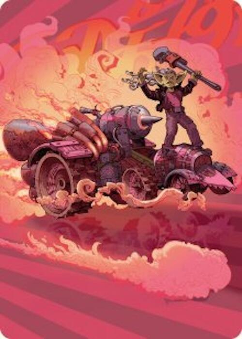 Burner Rocket Art Card (41) [Aetherdrift Art Series]