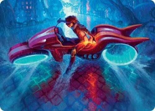 Chandra, Spark Hunter Art Card (20) [Aetherdrift Art Series]