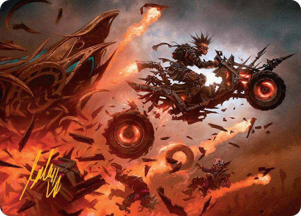 Gastal Blockbuster Art Card (Gold-Stamped Signature) (19) [Aetherdrift Art Series]