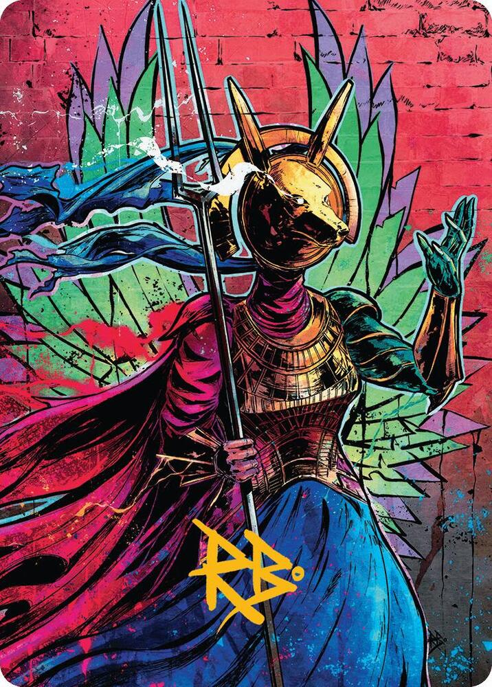 Hazoret, Godseeker Art Card (Gold-Stamped Signature) (52) [Aetherdrift Art Series]