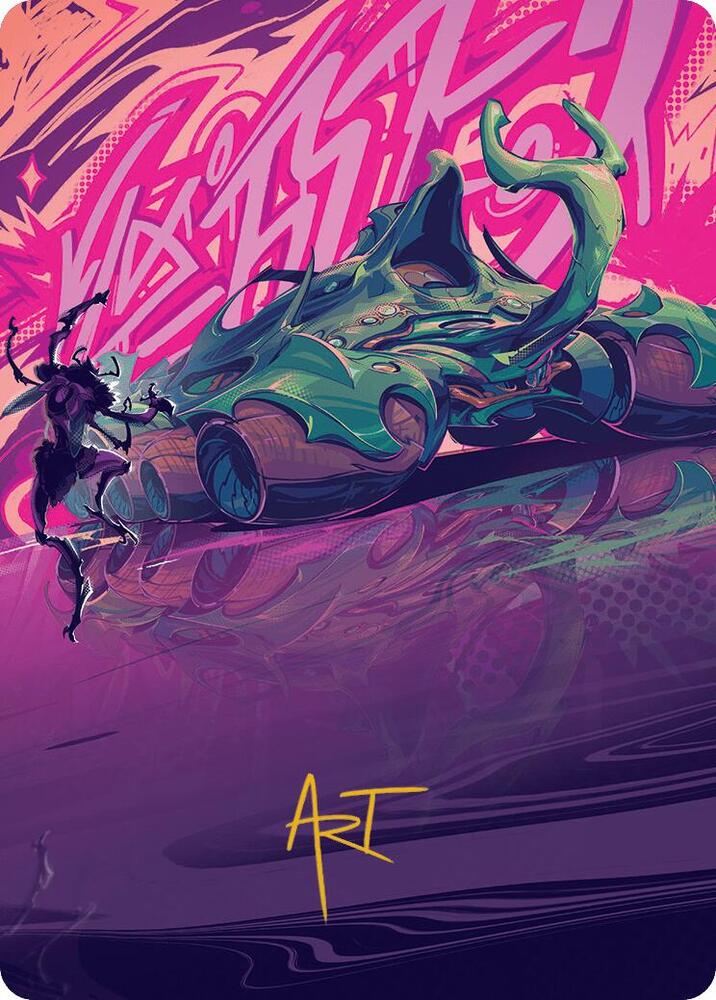 Earthrumbler Art Card (Gold-Stamped Signature) (42) [Aetherdrift Art Series]