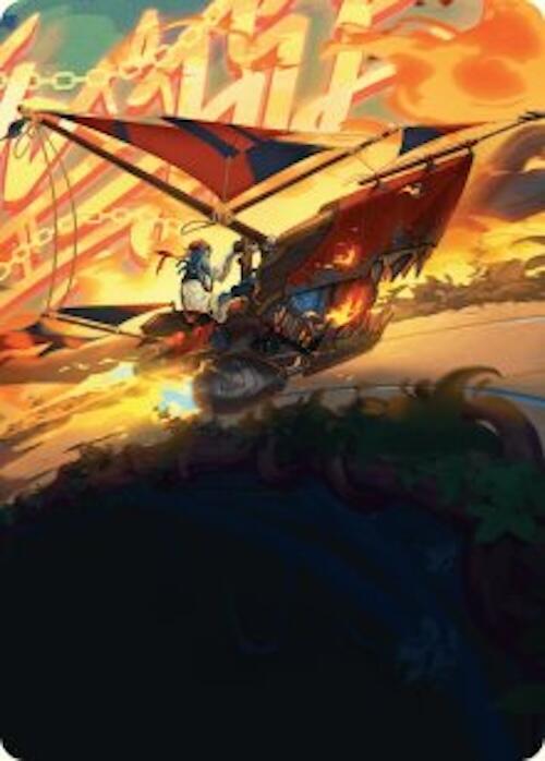 Boosted Sloop Art Card (47) [Aetherdrift Art Series]