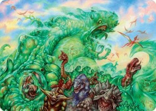 Mimeoplasm, Revered One Art Card (28) [Aetherdrift Art Series]