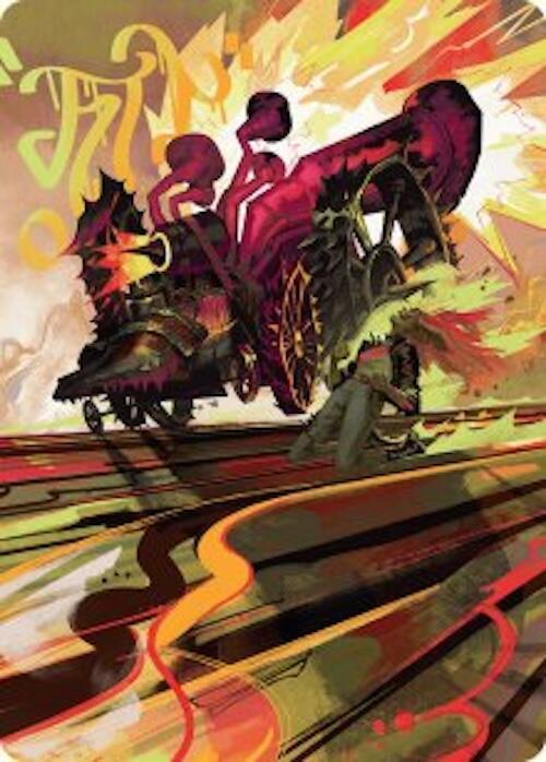 Rocketeer Boostbuggy Art Card (49) [Aetherdrift Art Series]