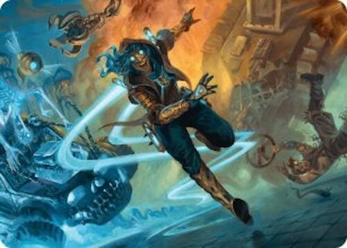 Sita Varma, Masked Racer Art Card (26) [Aetherdrift Art Series]